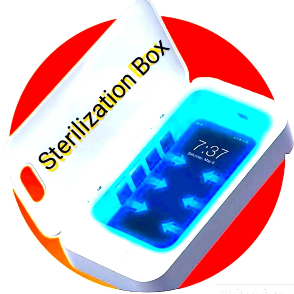 NIB UV Sanitizer Sterilizer Box for ... Phones, Ear Buds,Keys